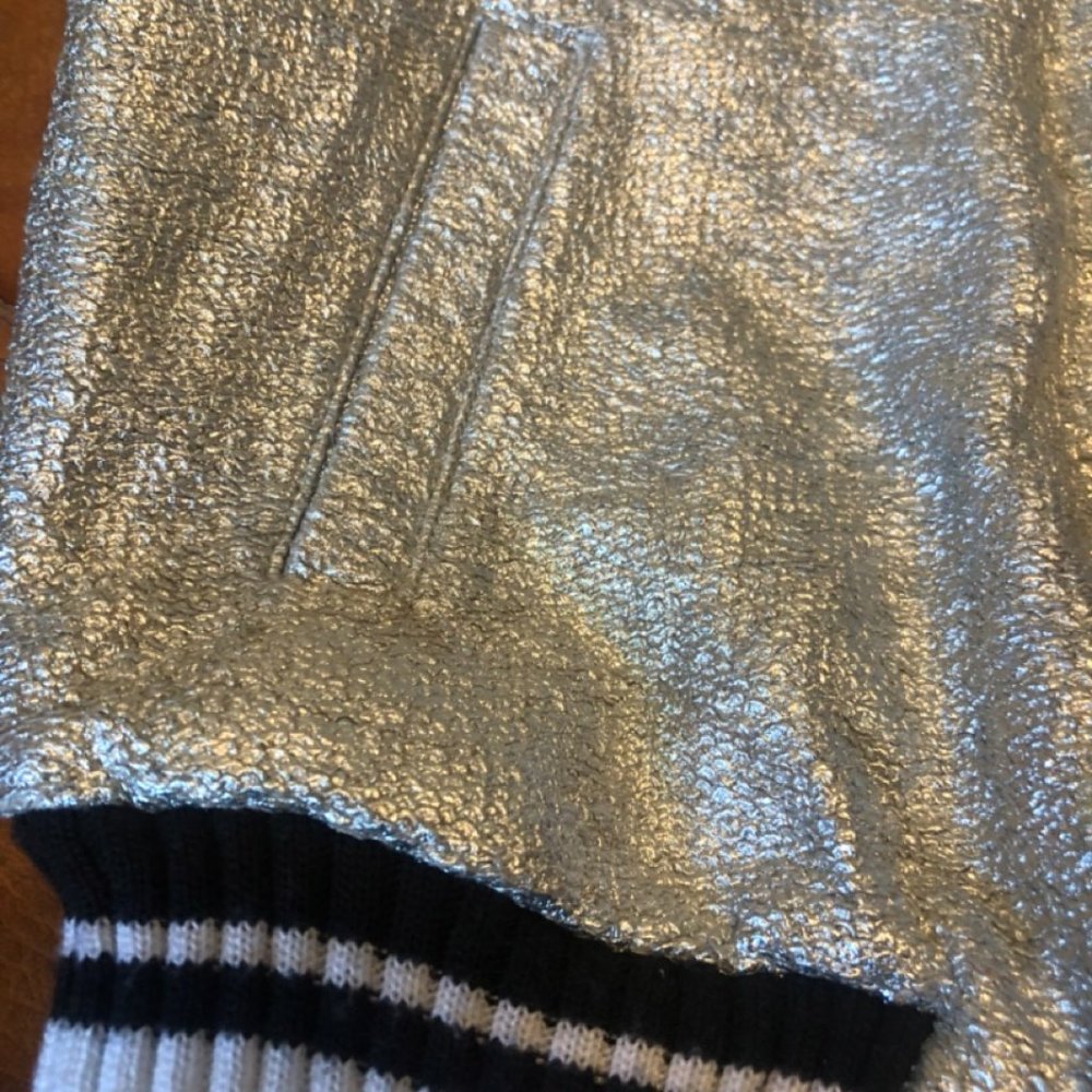 Silver Guess bomber jacket - Picture 3 of 9